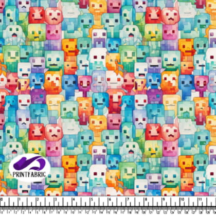 Colorful Minecraft-Inspired Cubes