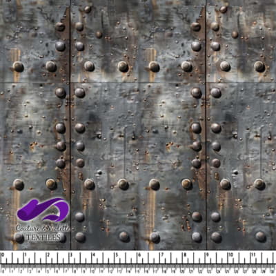 Metal plate texture with industrial surface