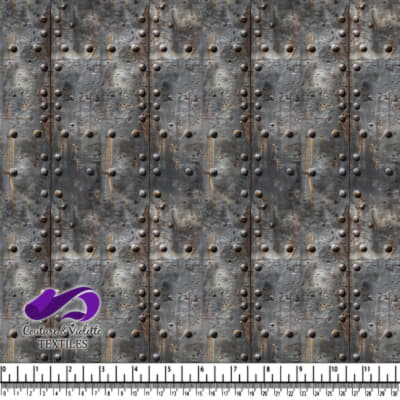 Metal plate texture with industrial surface