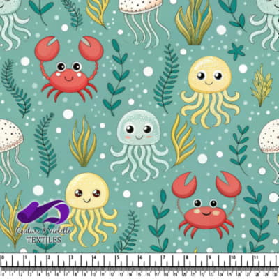 Cute underwater sea creatures