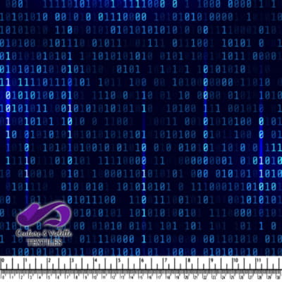 Binary Code Digital Data Matrix Background Pattern