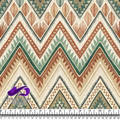 Southwestern Tribal Chevron Pattern