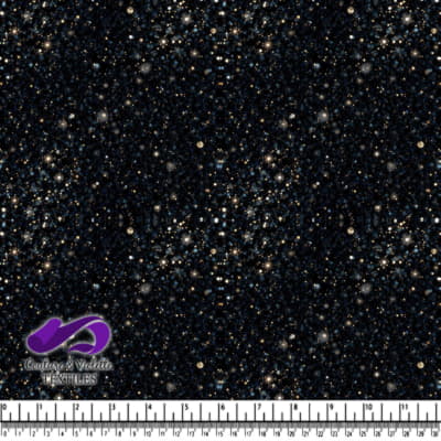 Motif Céleste Nocturne avec Lumières Scintillantes