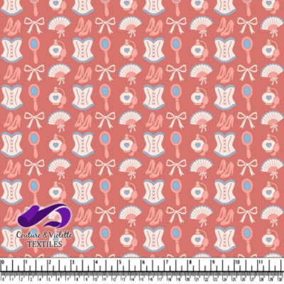 Motif Vintage d'Accessoires de Mode Féminine