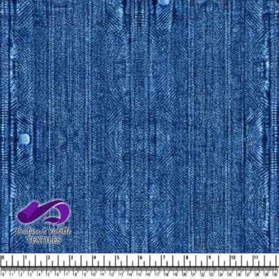Fond de Texture en Denim Bleu