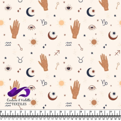 Mystical Zodiac Symbols Pattern