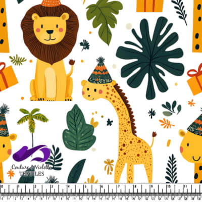 Motif de Fête des Animaux de Safari