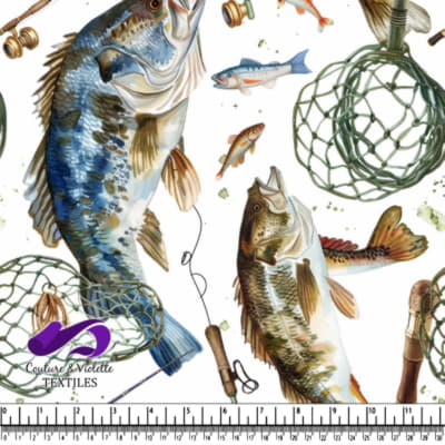 Fishing Day Pattern Design