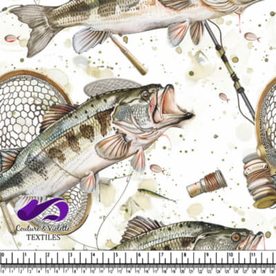 Bass Fishing Gear Pattern