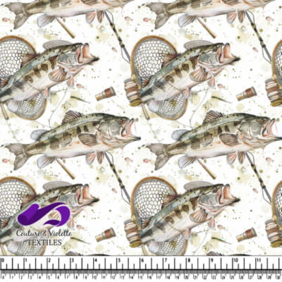 Bass Fishing Gear Pattern