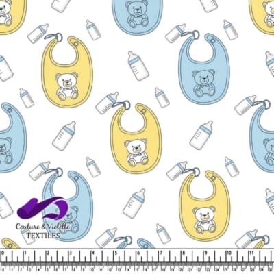 Baby Bibs and Bottles Pattern