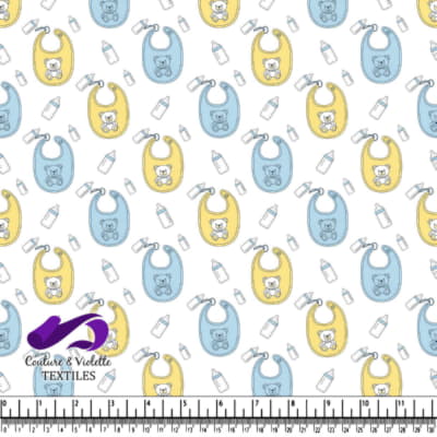 Baby Bibs and Bottles Pattern