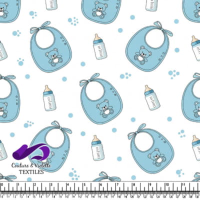 Baby Bottles and Bibs Pattern