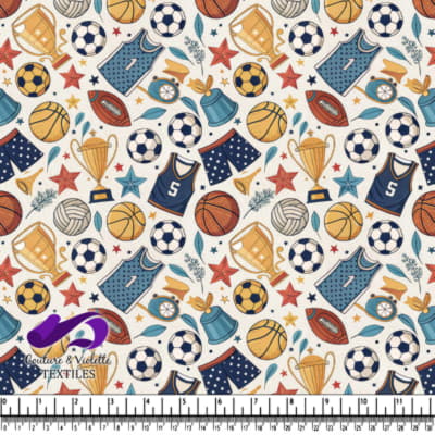 Vintage Sports Pattern Design