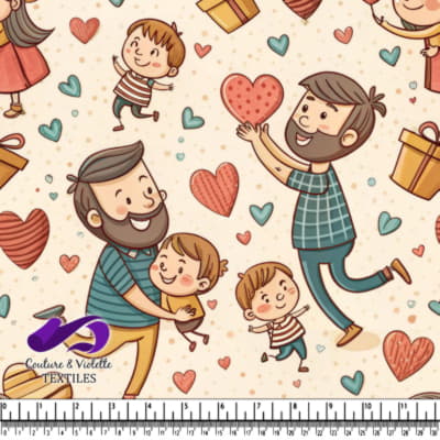 Father and Child Love Pattern