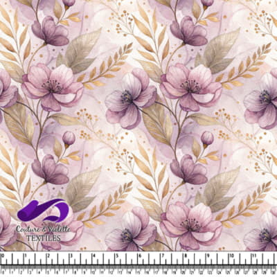 Doux Motif Floral Vintage