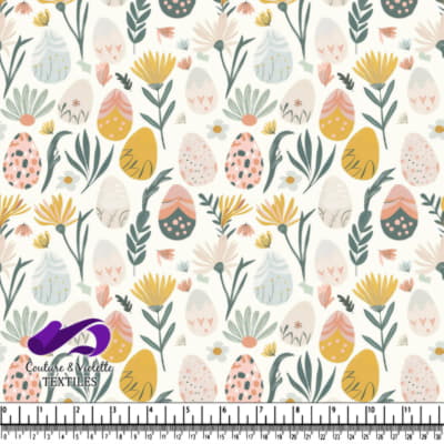 Motif Floral de Pâques Printanier