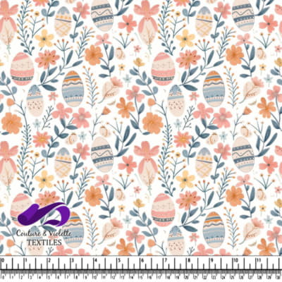 Motif Floral de Printemps et Pâques