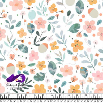 Motif Floral Pastel