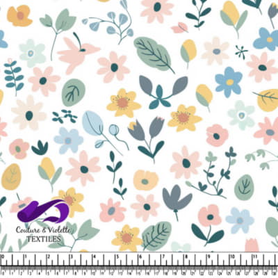 Pastel Floral Garden Pattern