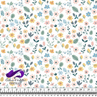 Motif de Jardin Floral Pastel
