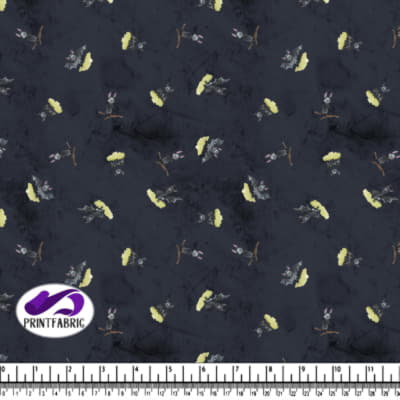 Halloween - Cute bat on After midnight blue background