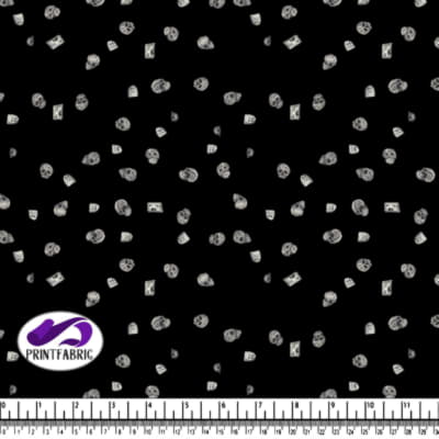 Halloween - cute Skull on Black background