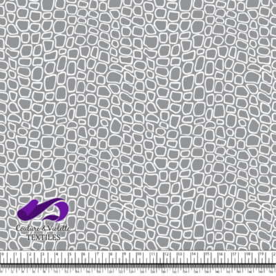 Animal texture - Crocodile in color Ultimate gray and white