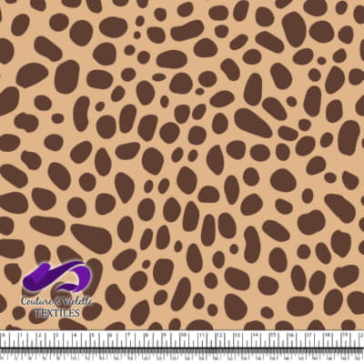 Animal texture - Dalmatian in color Brown and desert mist