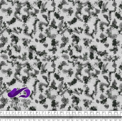 Conifers and spruces Spots on White background