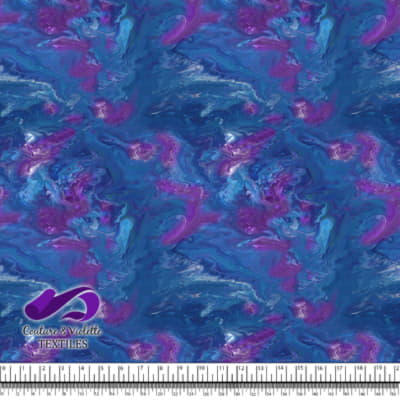 Emulsion resin - Blue and purple