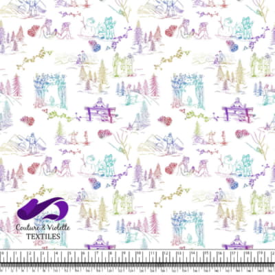 Toile de Jouy - Winter - Multicolor