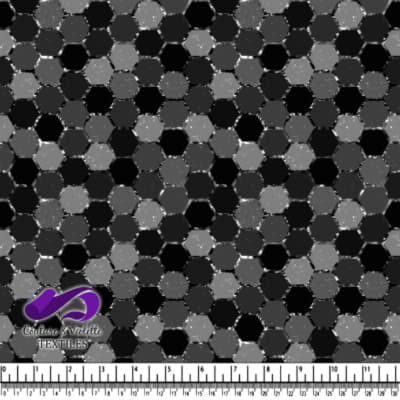 Honeycomb Webb -  Grid cosmic - Dark gray