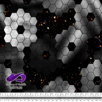 Honeycomb Webb -  Cosmic with stars - Dark gray
