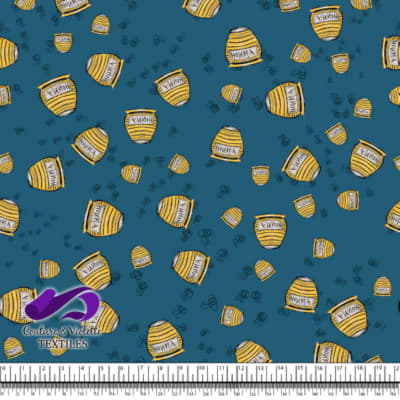 Winnie The Pooh - Honey on Midnight background