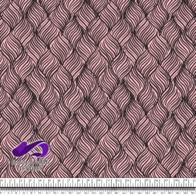 Nature Geometry - Oats on strawberry cream background