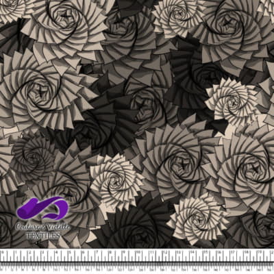 Nature Geometry - Plants on tapioca background