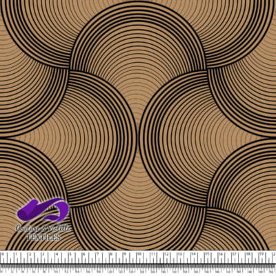 Nature Geometry - Shell on iced coffee background