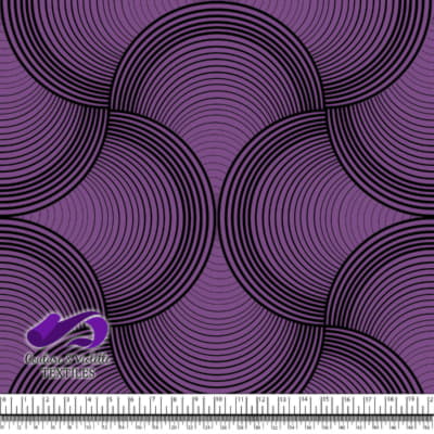 Nature Geometry - Shell on meadow violet background