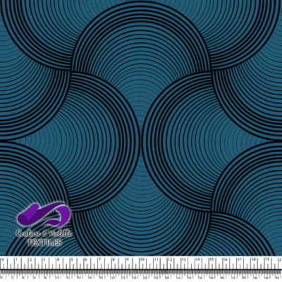 Nature Geometry - Shell on midnight background