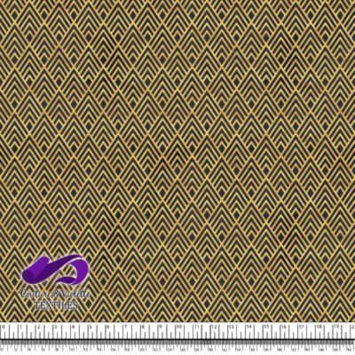 Geo art déco - Triangles gold - After midnight blue