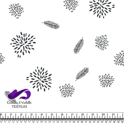 Minimalist serenity - dusty white leaf