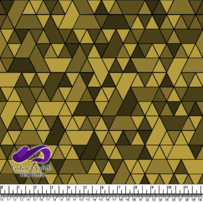 Triangles sport - Black and yellow