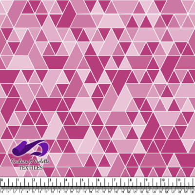 Triangles sport - White and pink