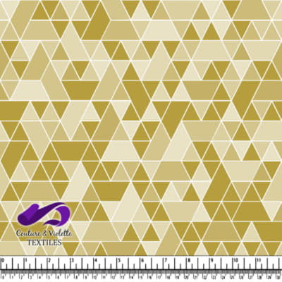 Triangles sport - White and yellow