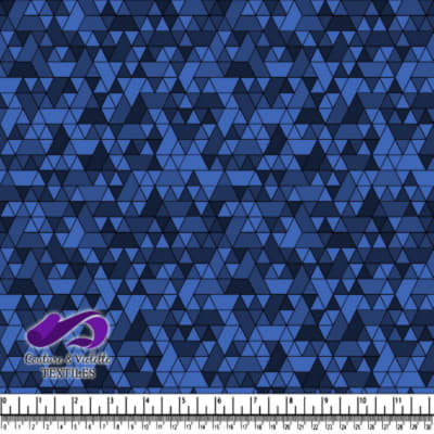 Triangles sport - Black and blue