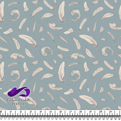 Wedgewood - Feathers - Blue fog