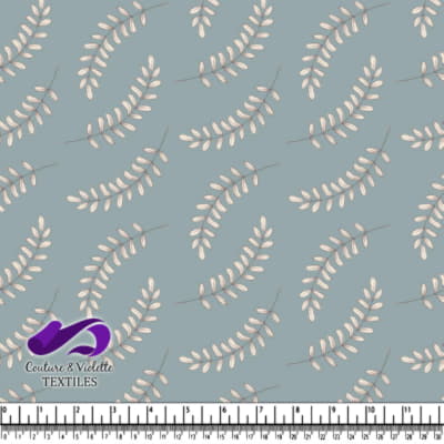 Wedgewood - Leafs - Blue fog