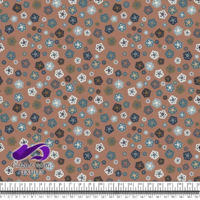 Modern paisley - Flowers - Mocha mouse