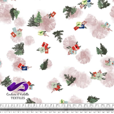 Noel country charm - Sapins - White